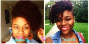 How To Transform An Old Wash n Go Into A Defined Twist Out