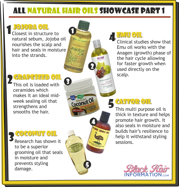 All natural hair oils showcase part 1