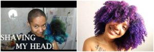 Natural Colored Hair YouTuber Nefertiti Bourne Goes Bald