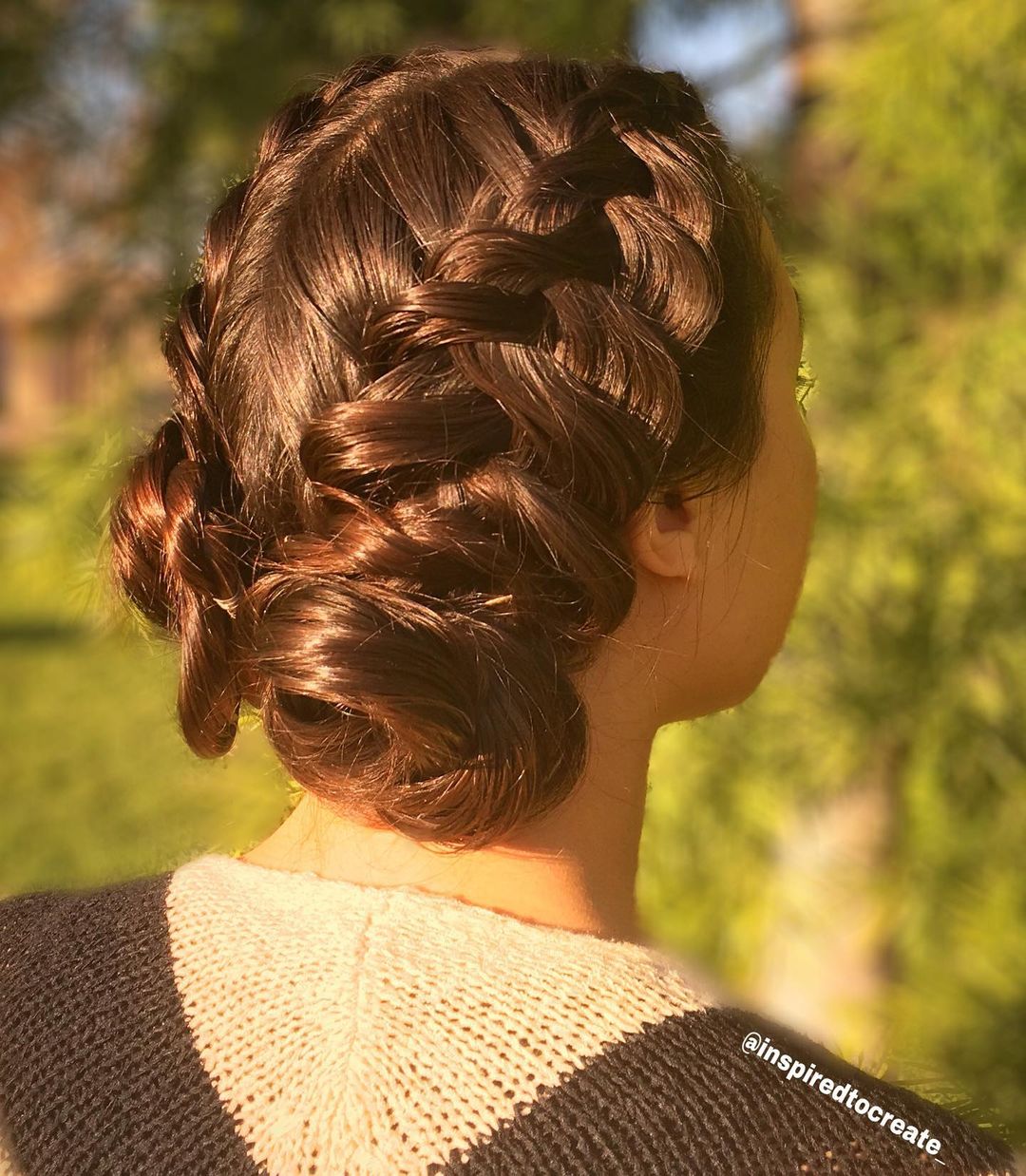Low Pigtail Buns Hairstyle