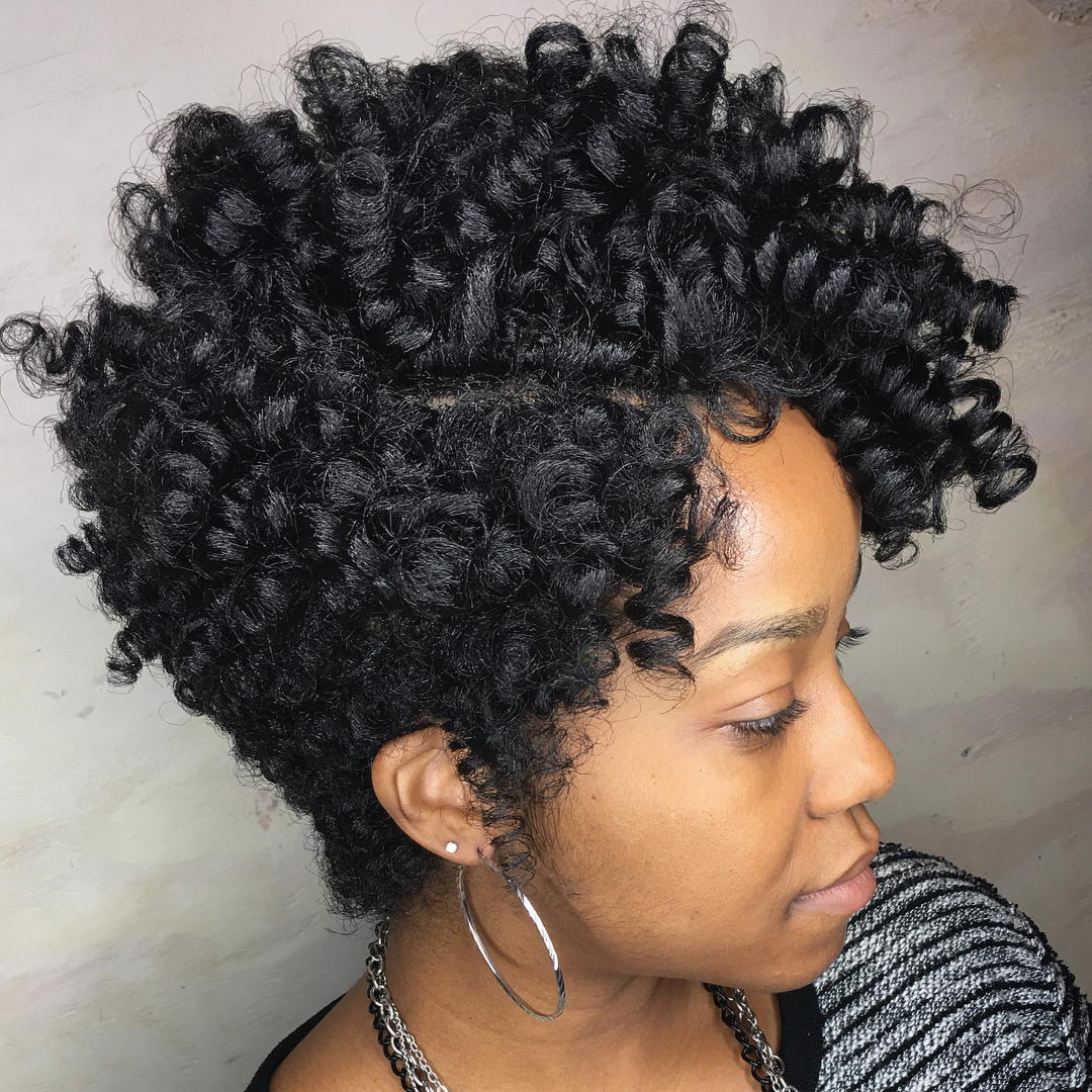 Curly Tapered Cut For Natural Hair
