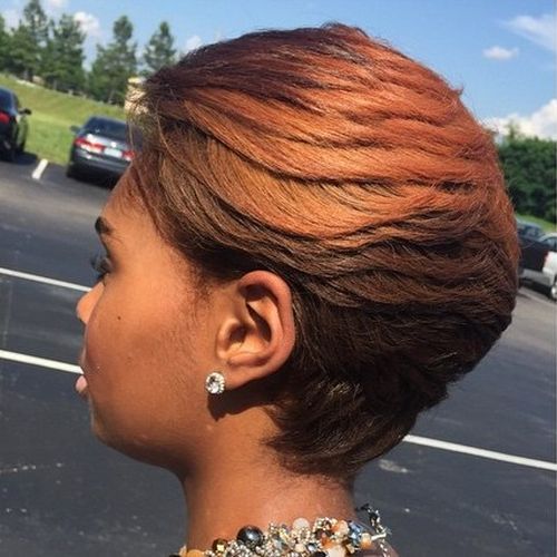 Short Layered Hairstyle for Black Women