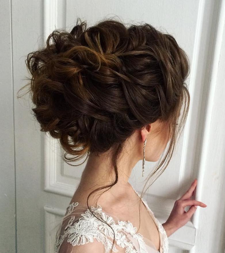Curly Updo For Thick Hair