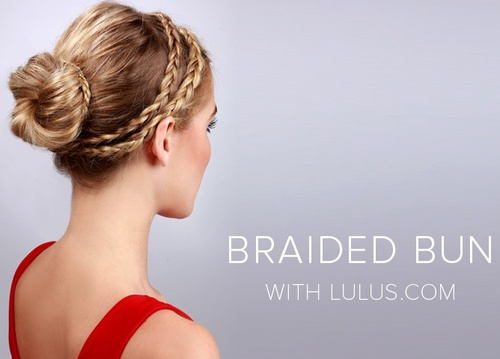 braid into bun braided updo
