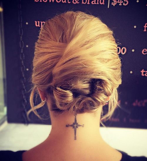 creative messy updo