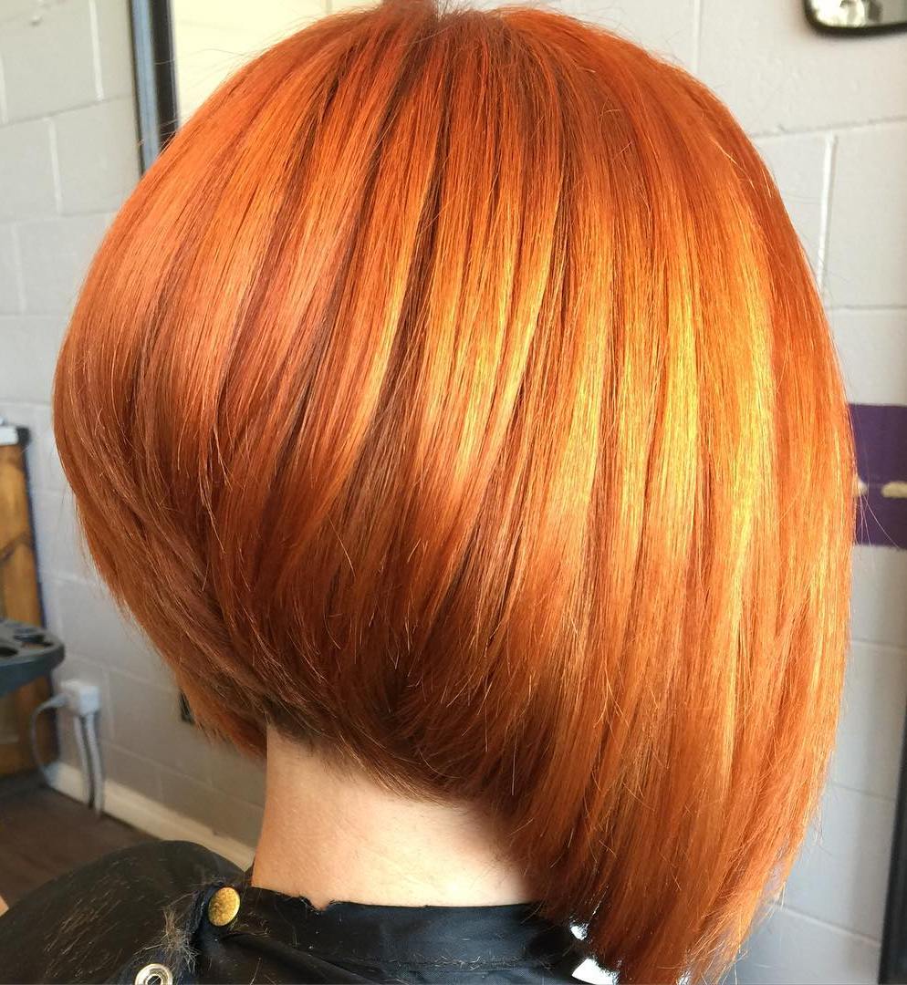 Copper Red Stacked Bob