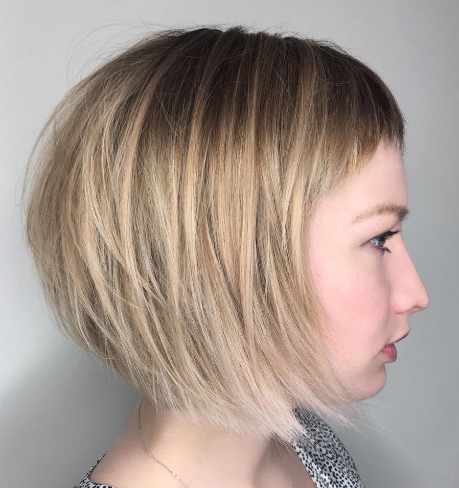 Finely Chopped Bob With Cropped Bangs