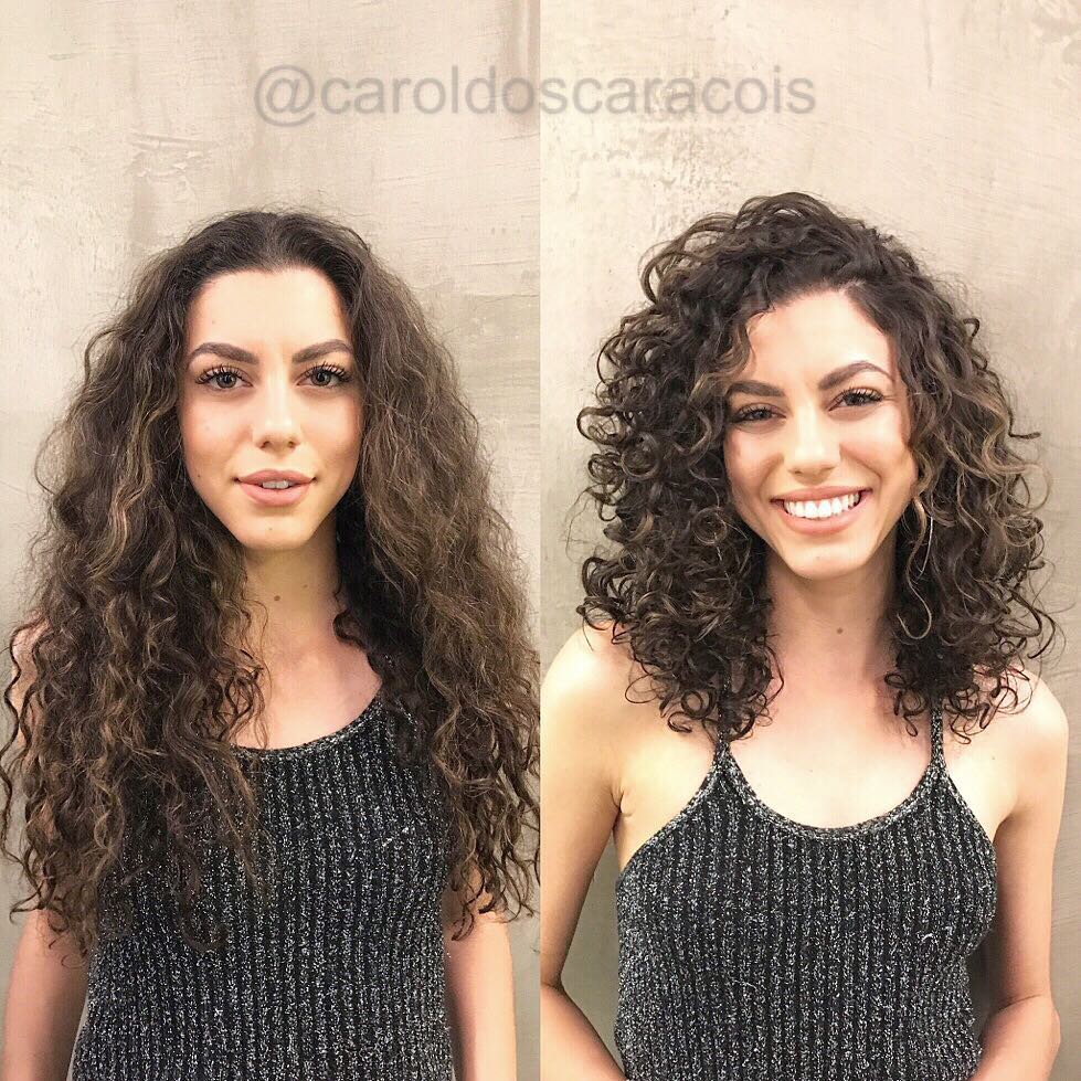 Medium Length Combover Hairstyle For Curly Hair