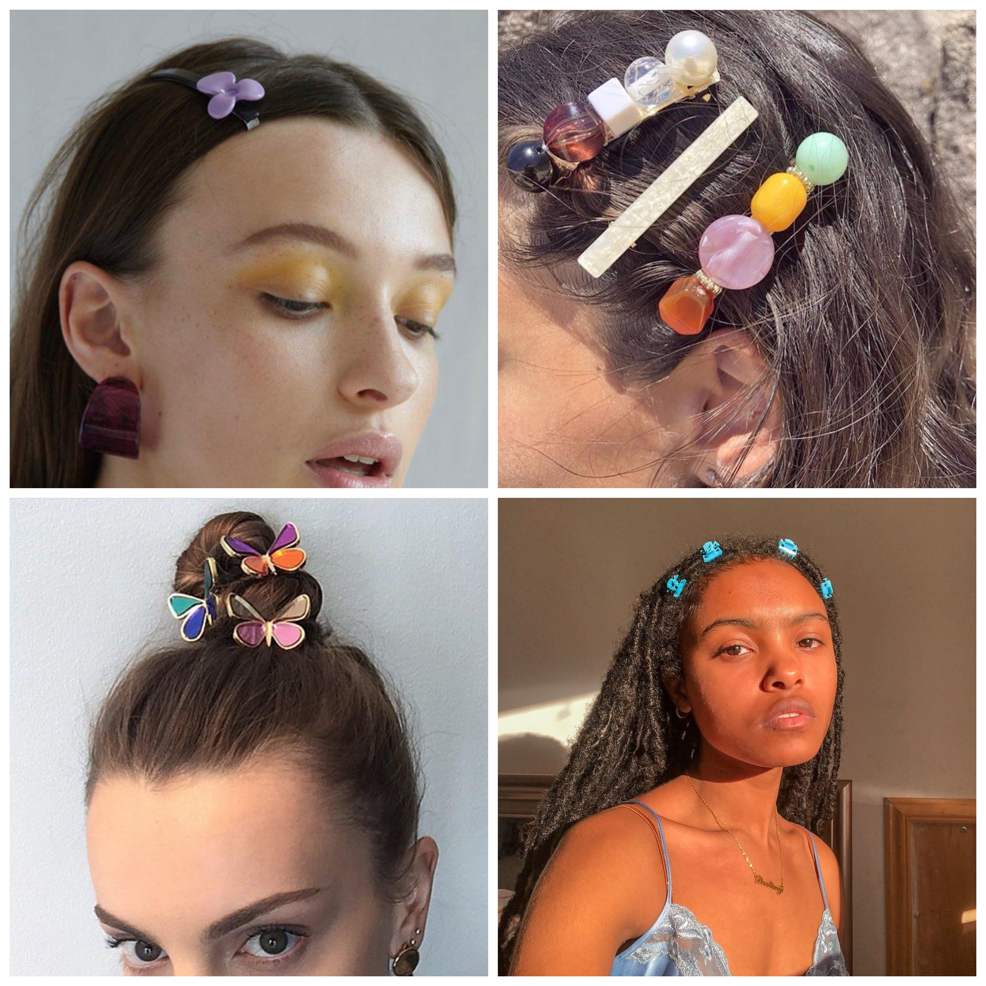 90s Baby Hair Clips