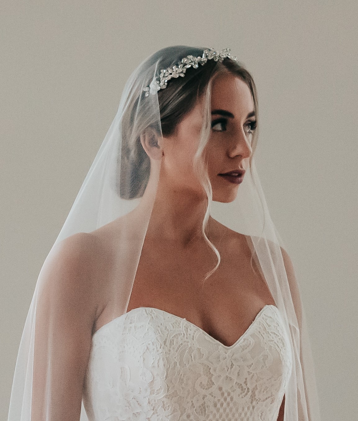 Bridal Headband and Veil