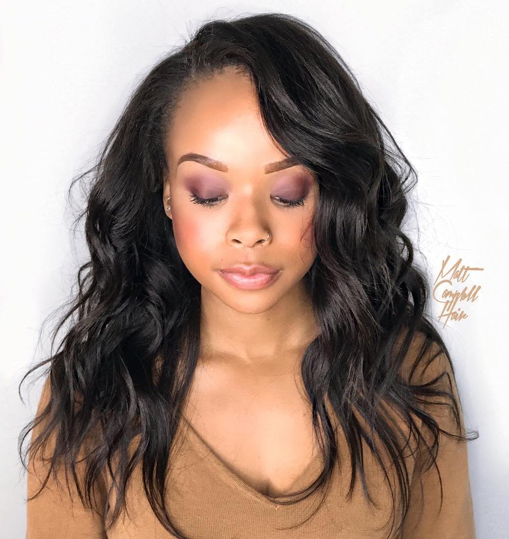 Long Layered Sew-In Hairstyle