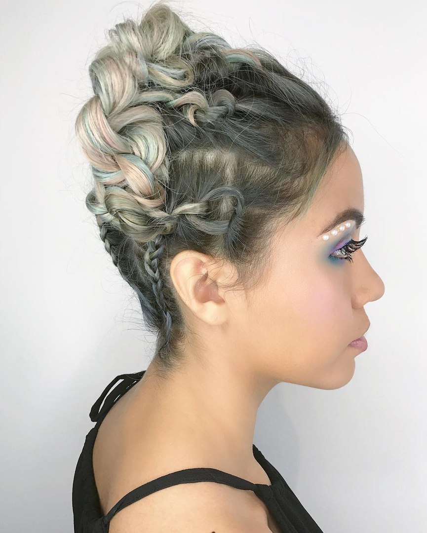 Braided And Knotted Updo