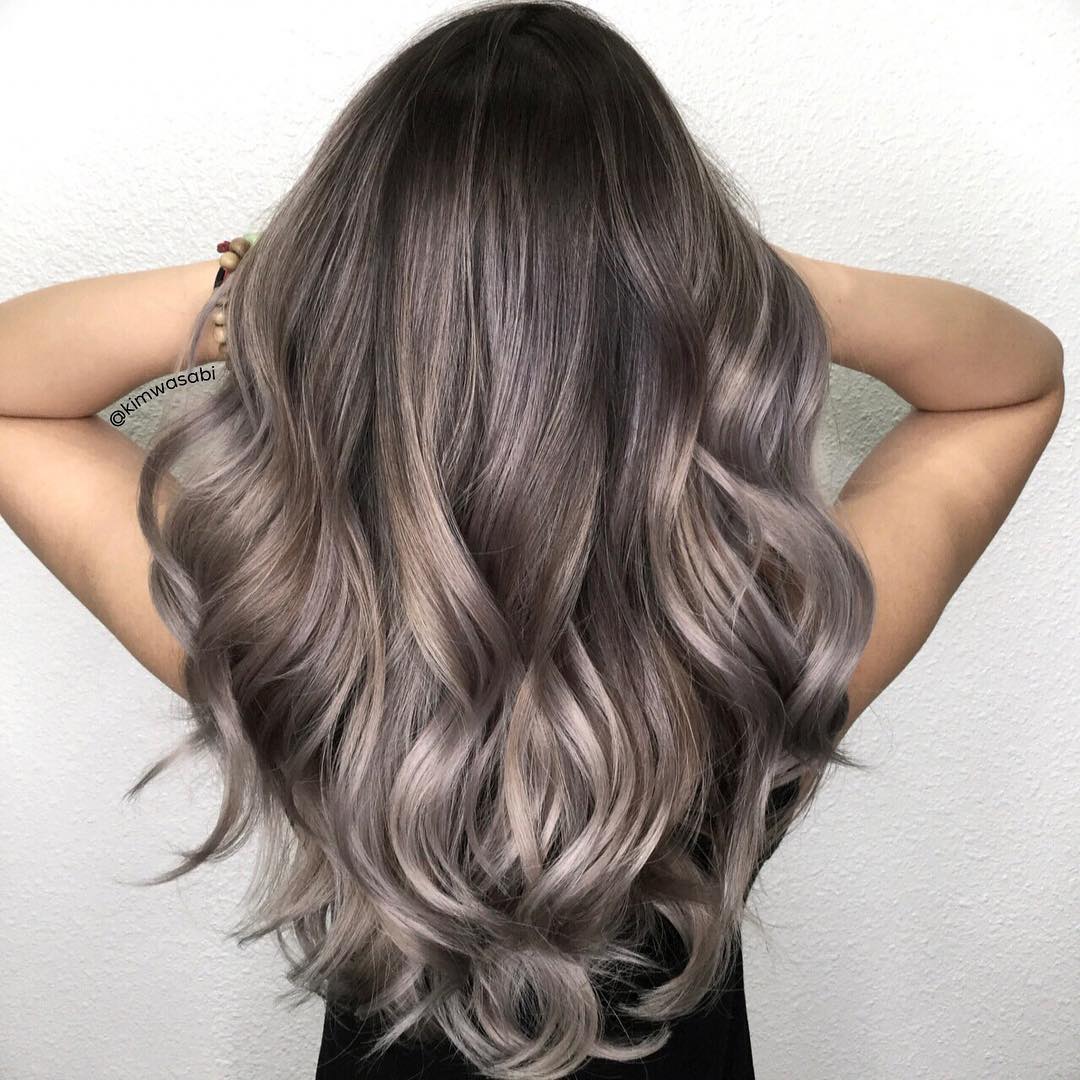 Gray And Silver Highlights For Chocolate Hair