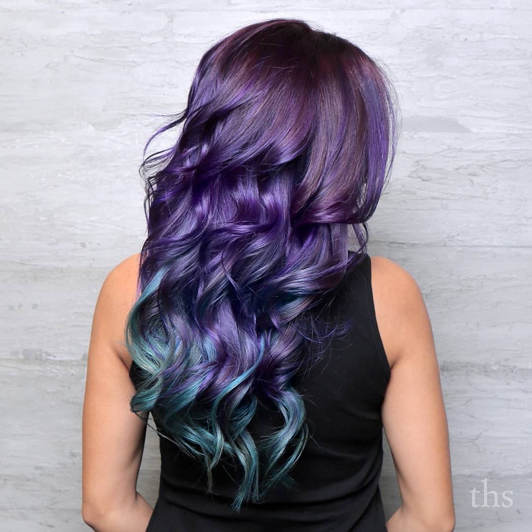 Purple And Teal Hair Color