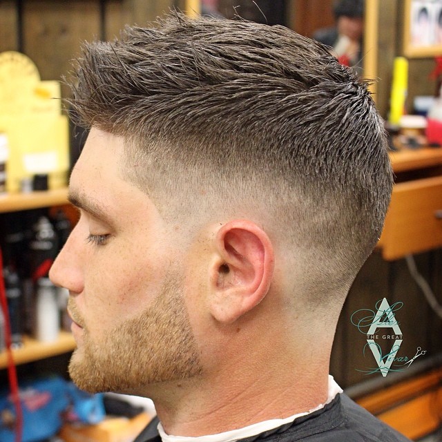 Short Taper Fade For Thick Hair