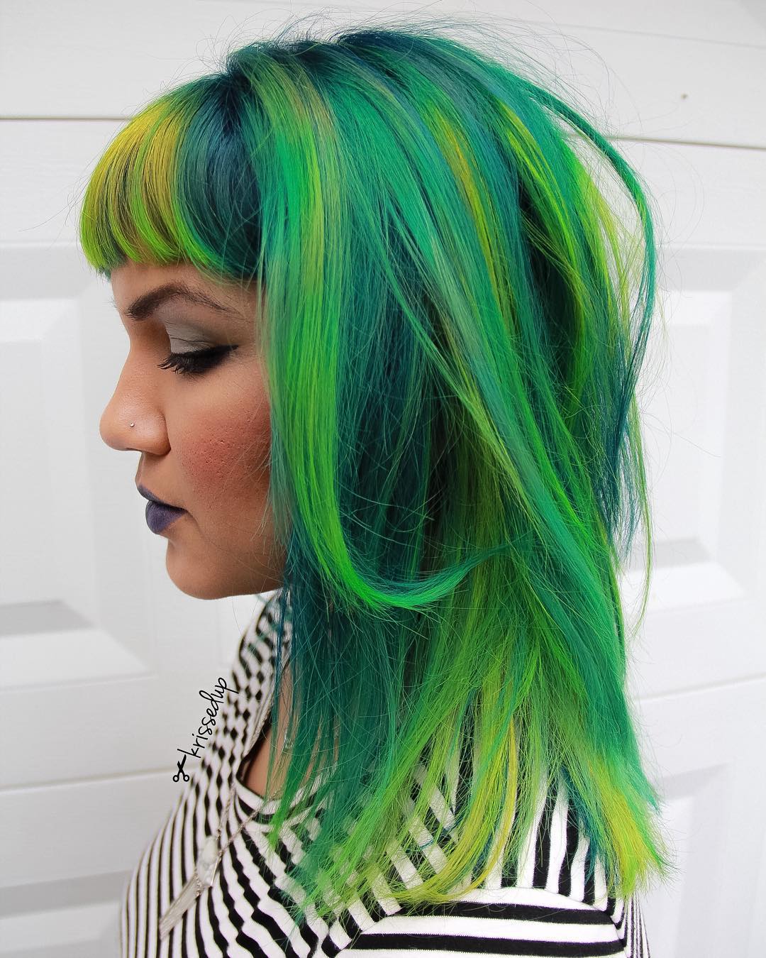 25 Ways to Rock Green Hair Color