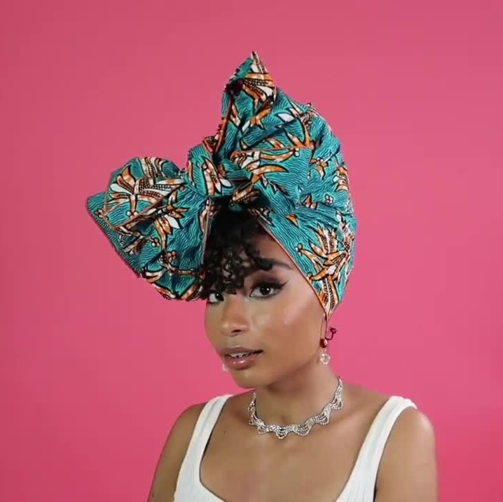 Headwrap with a Large Bow