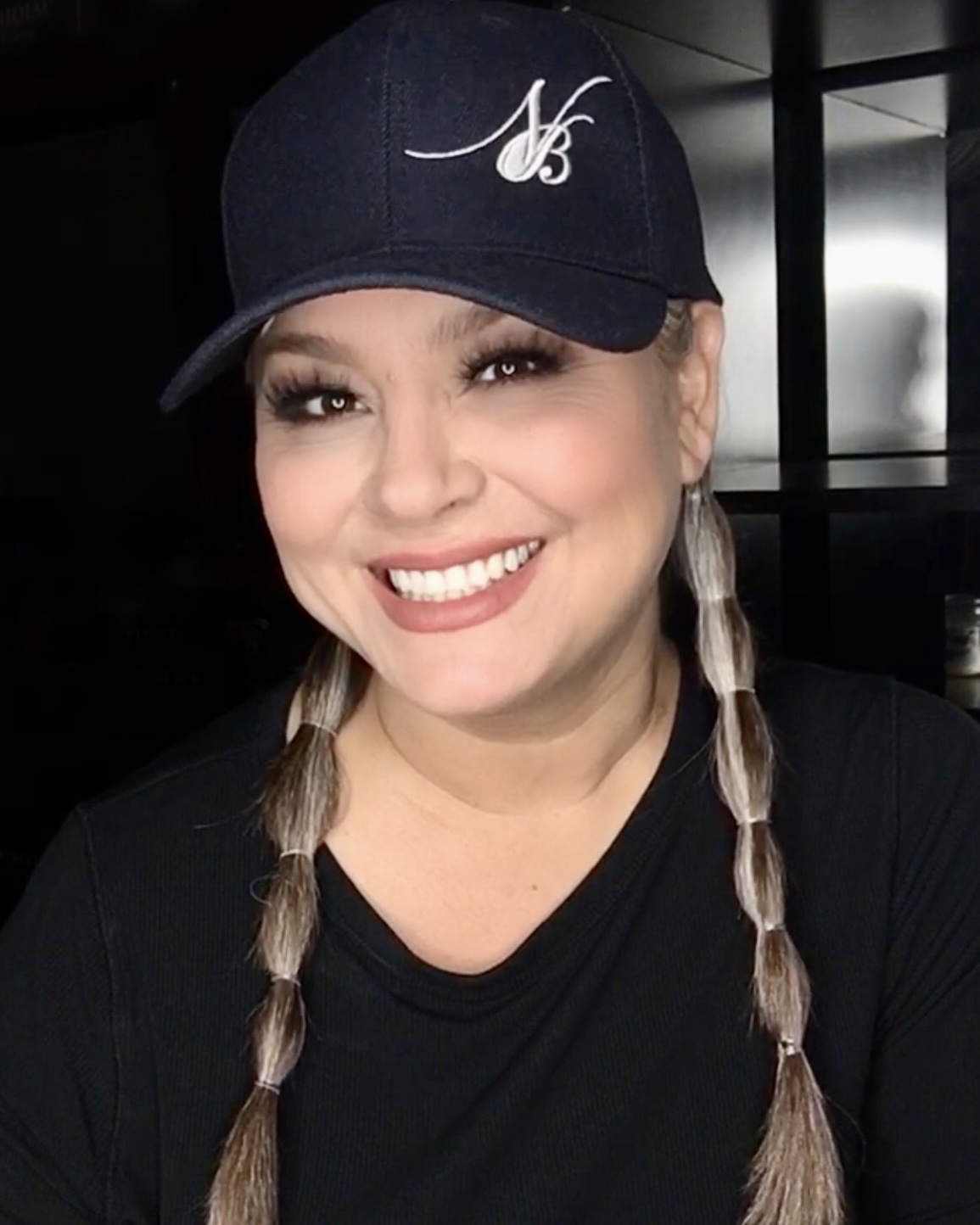 Easy Hairstyle with a Hat to Hide Oily Roots