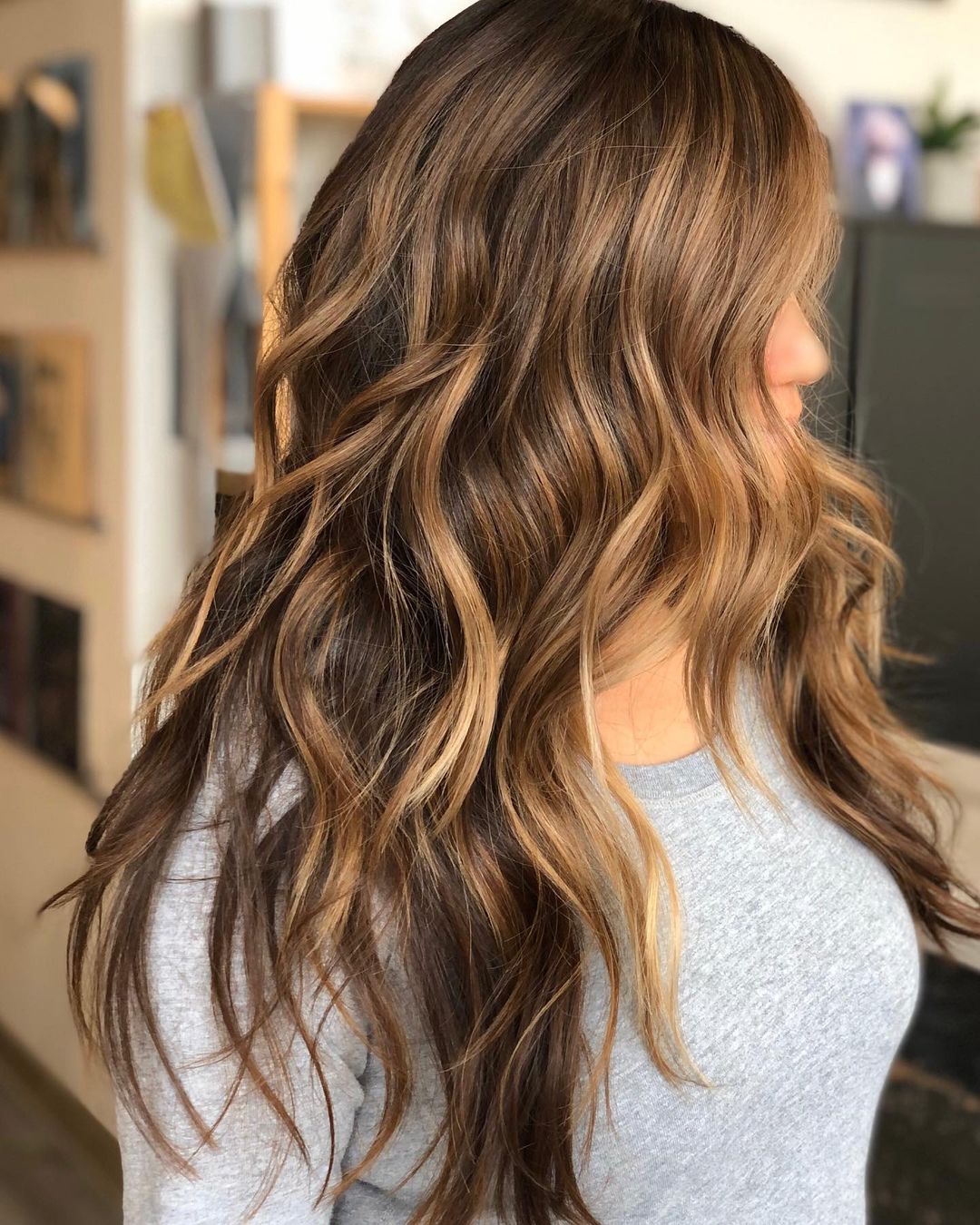 Loose Waves Created with One and Half Inch Curling Iron
