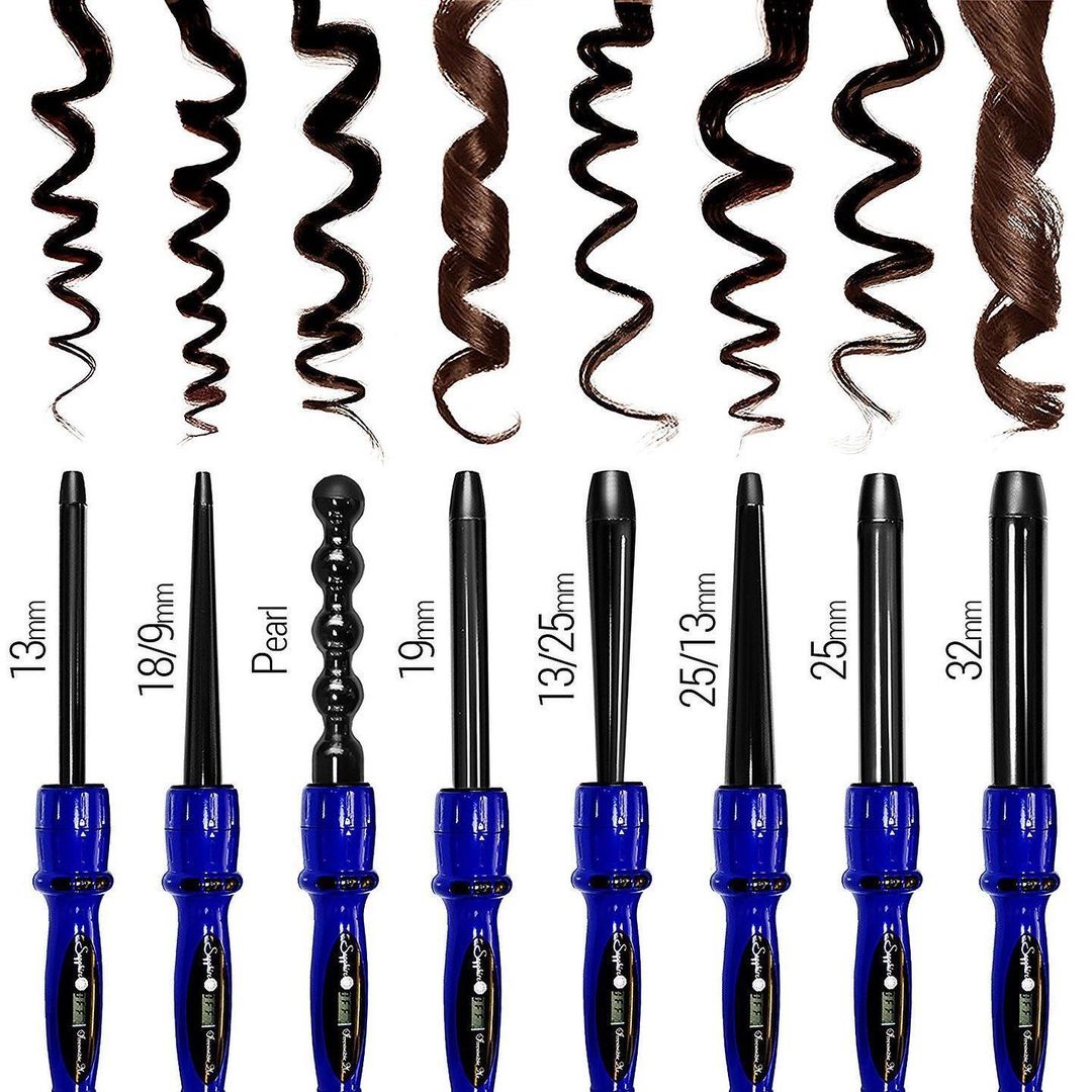 Different Types and Sizes of Curling Iron Barrels