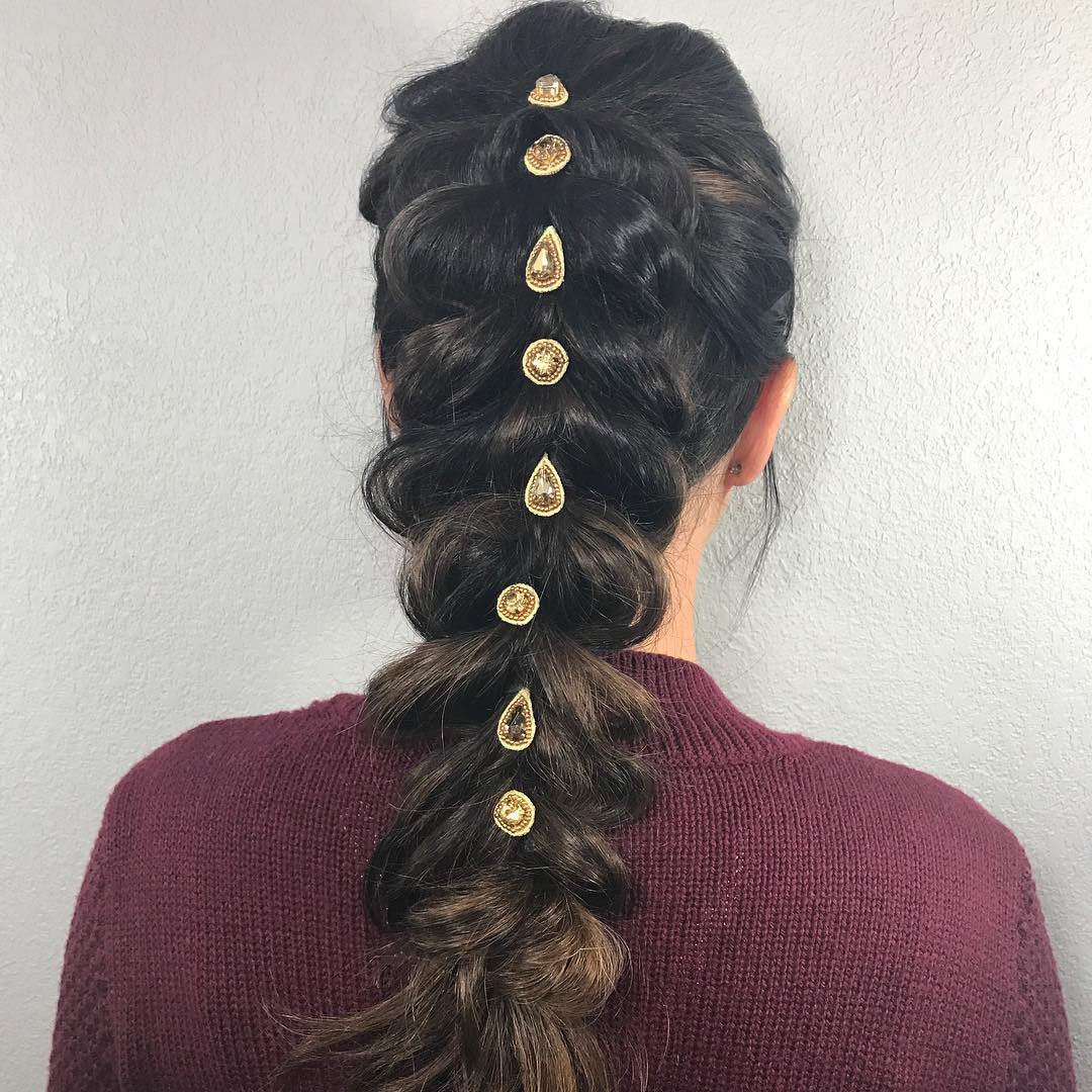 Easy and Creative Ways to Wear Jewelry for Hair