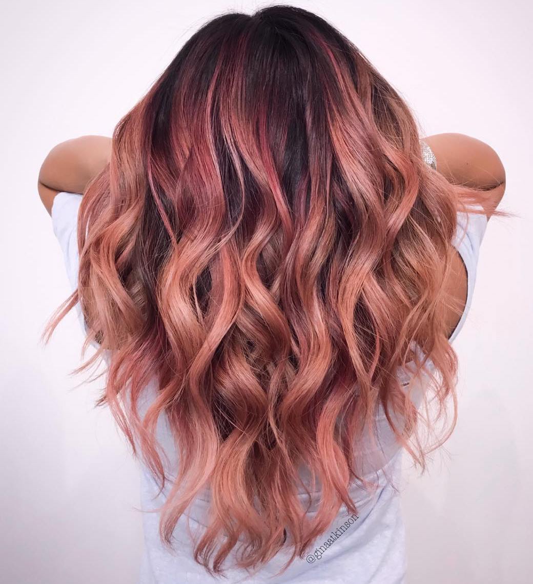 20 Gorgeous Examples of Rose Gold Balayage
