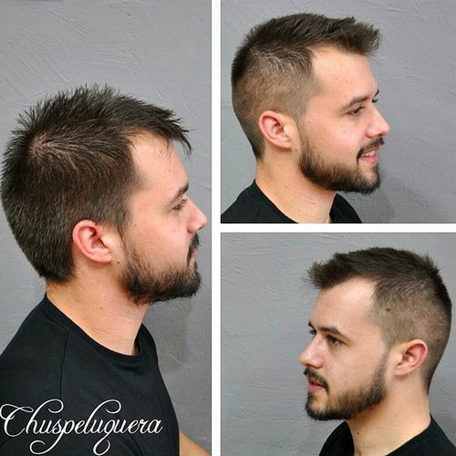men's short haircut for thin hair