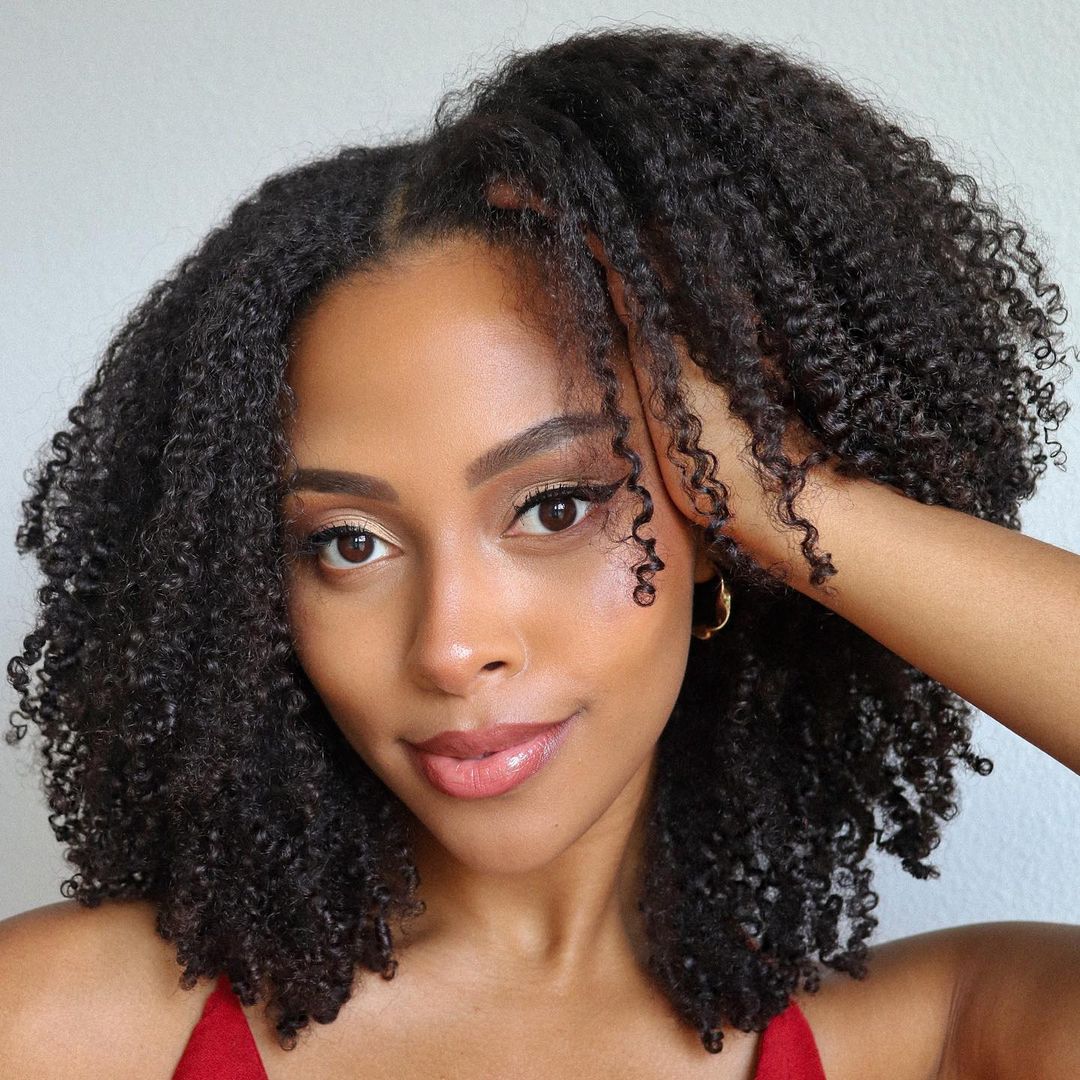 Natural Hair Styled with Shea Butter