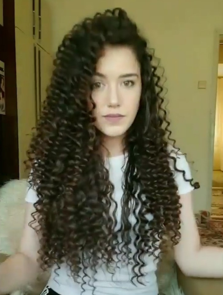 Hair Curled Using Straws