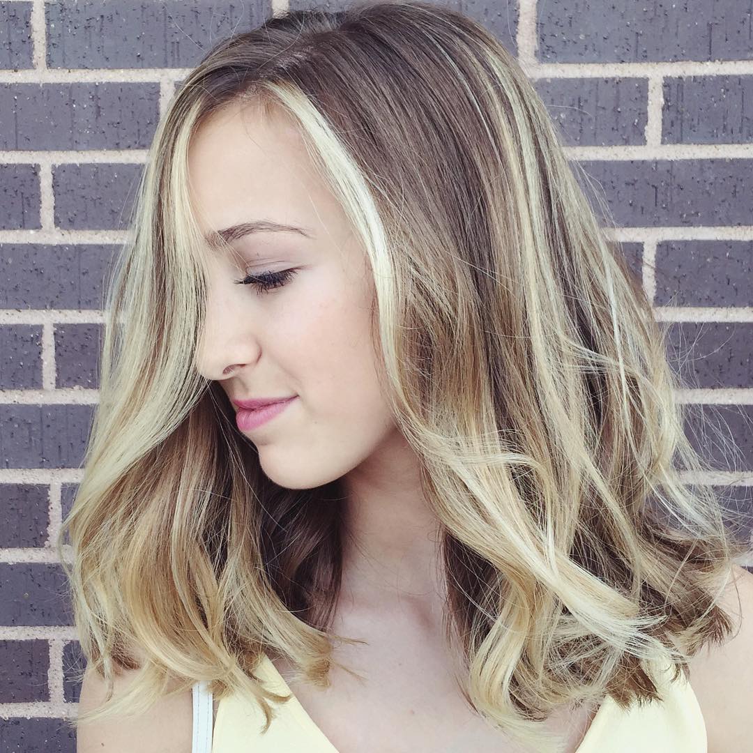 Blonde Balayage for Girl with a Pale Skin Tone