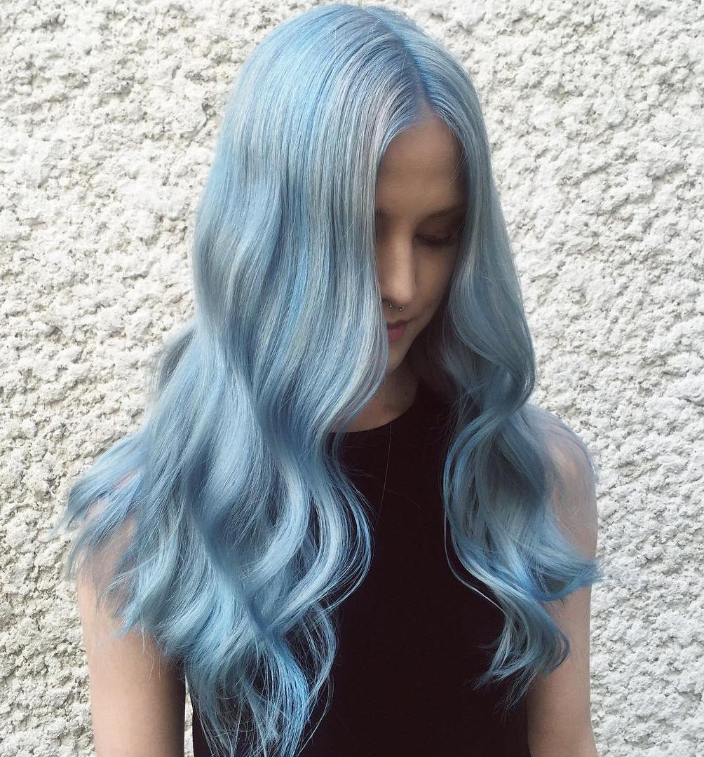 ice blue hair