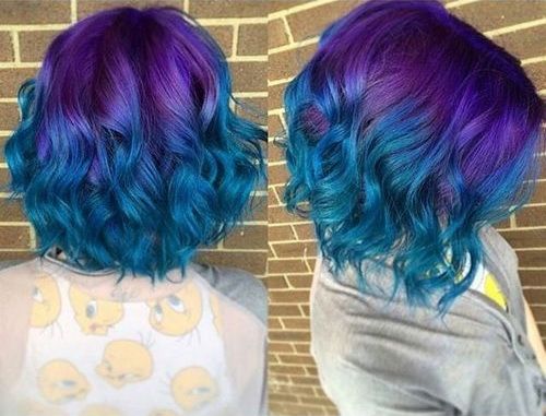 purple to blue ombre