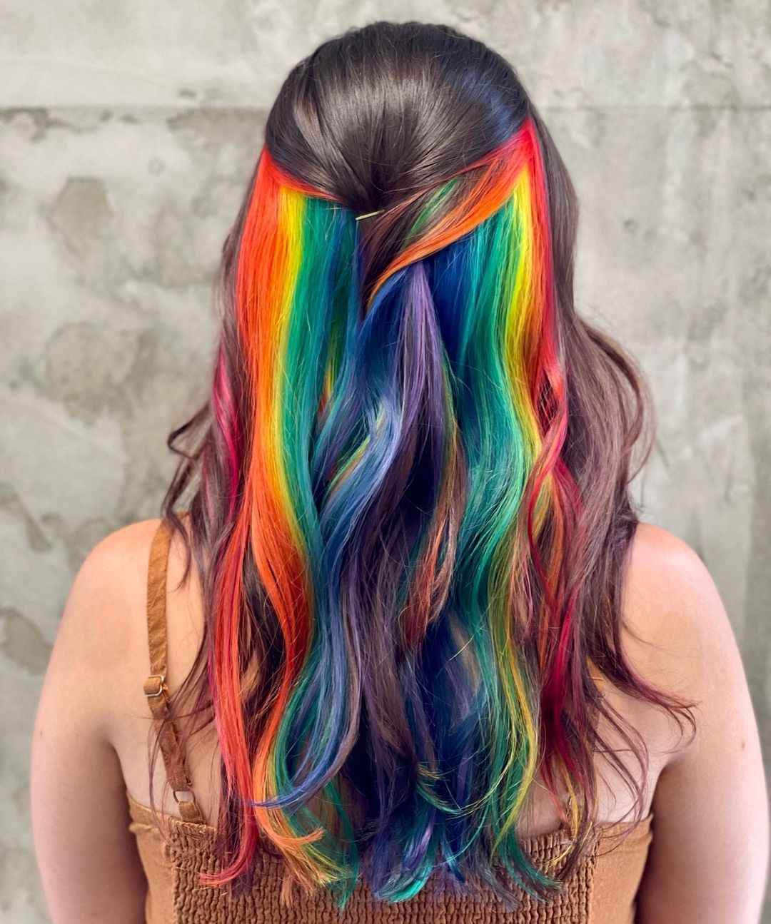 Hidden Rainbow Hair
