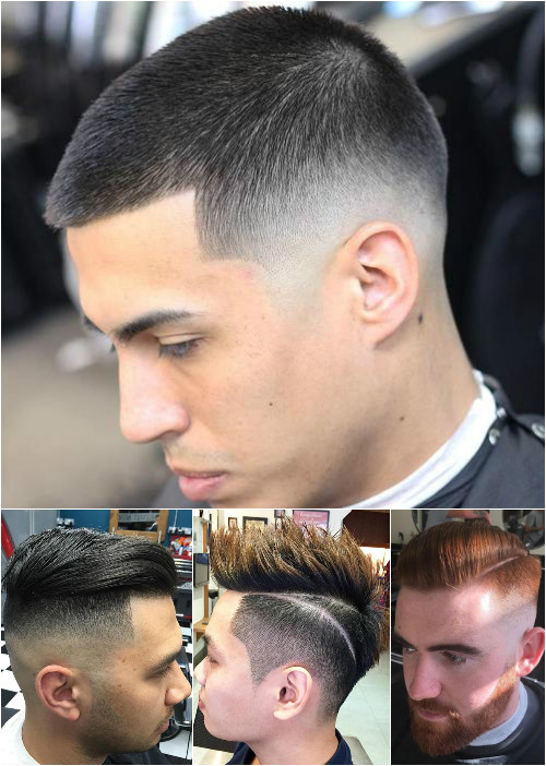 men's high and low fades