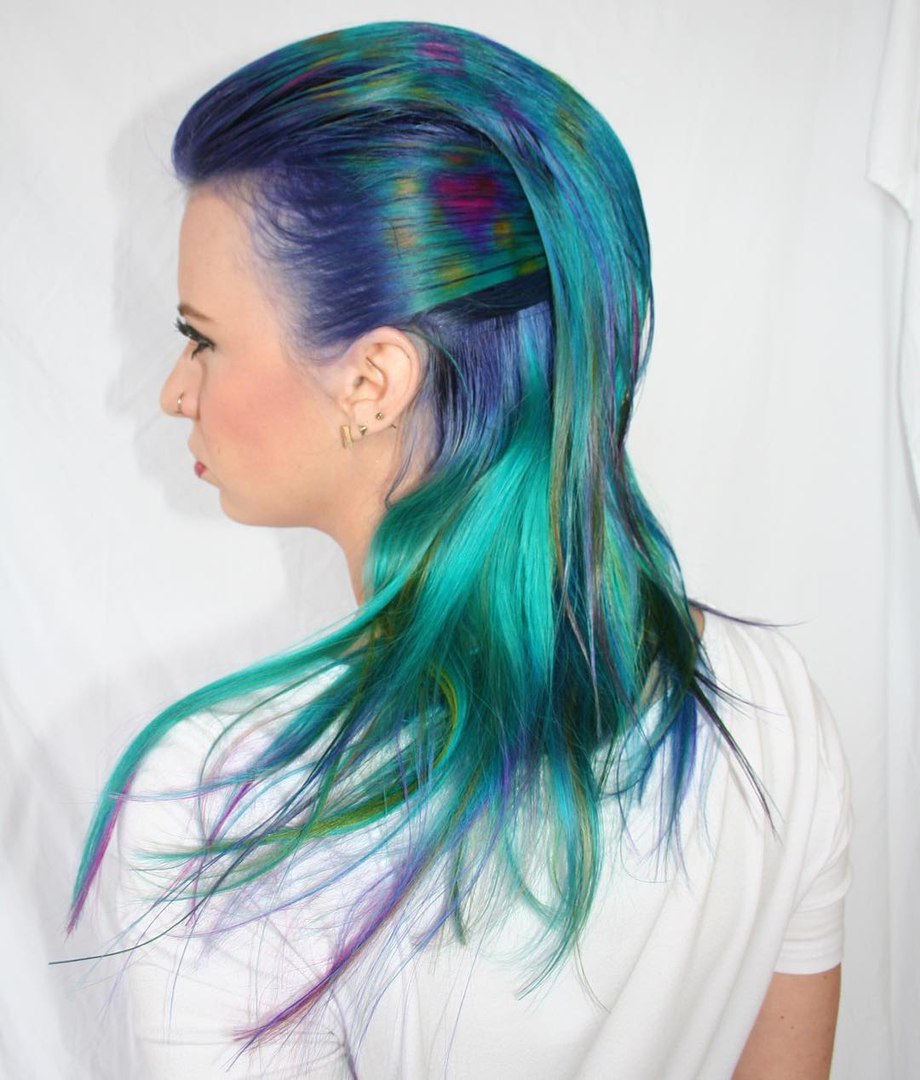 Teal And Blue Mermaid Hair