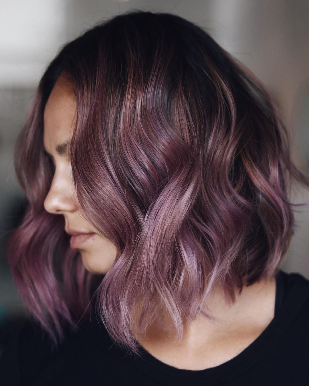 Grape Purple Hair Color