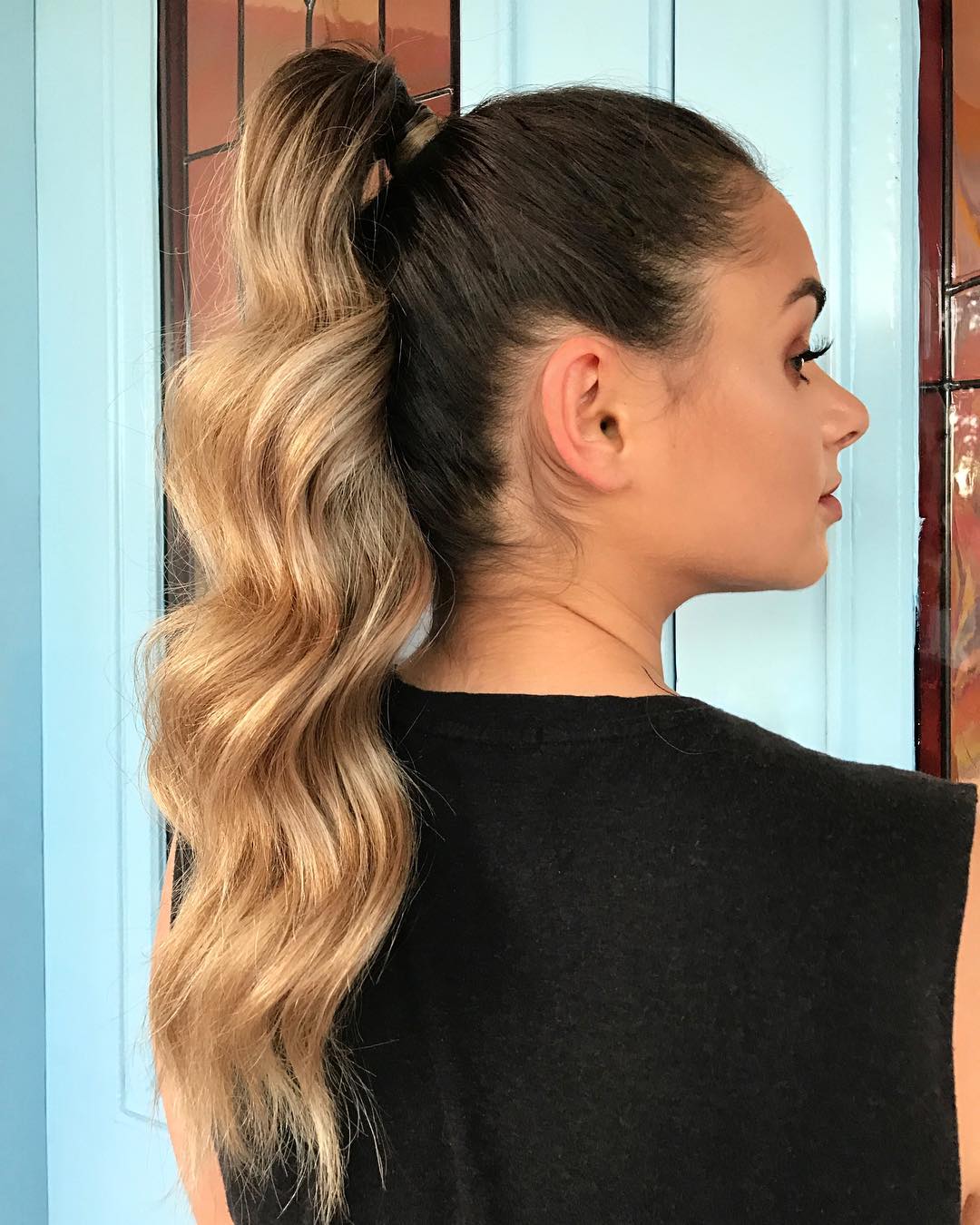 Ponytail For Long Ombre Hair