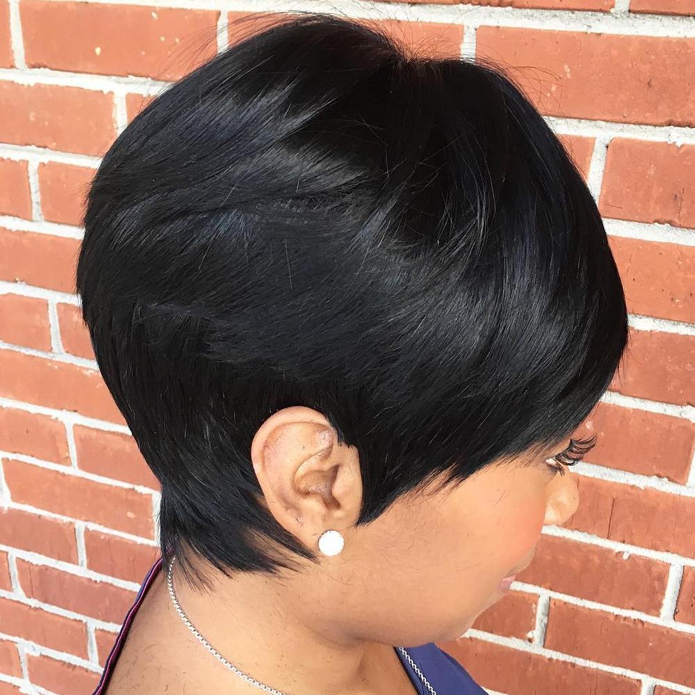 African American Pixie Sew In