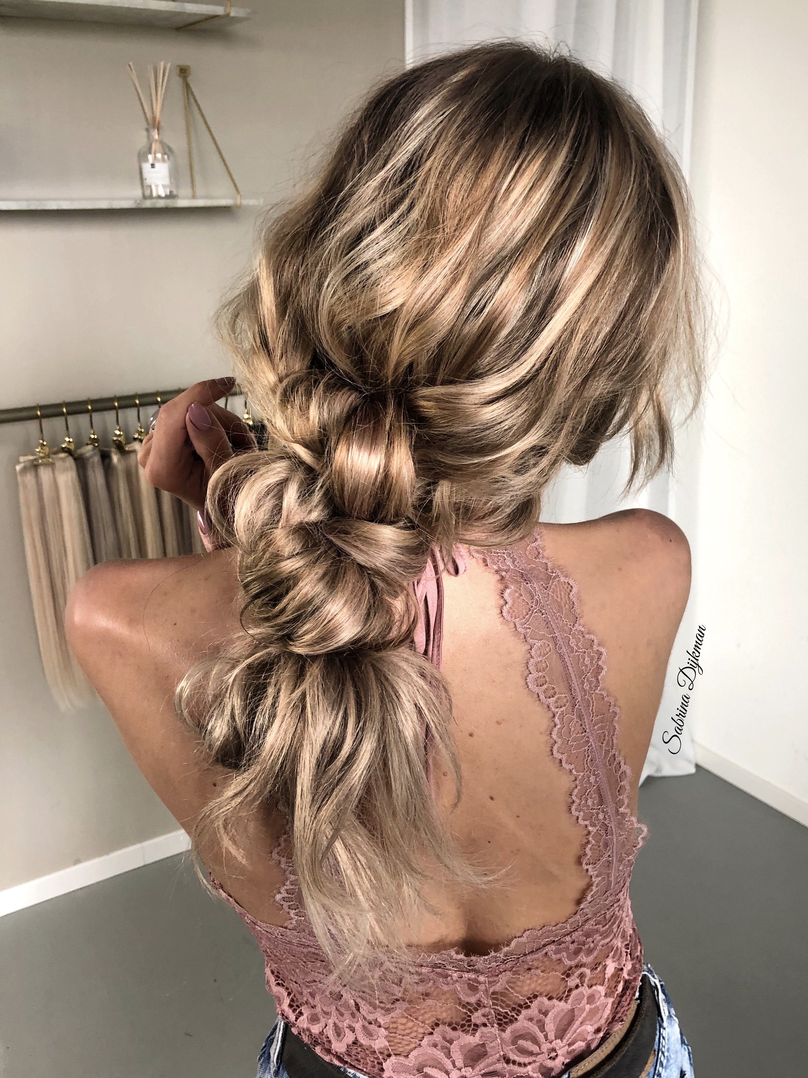 Boho Hairstyle with Knots