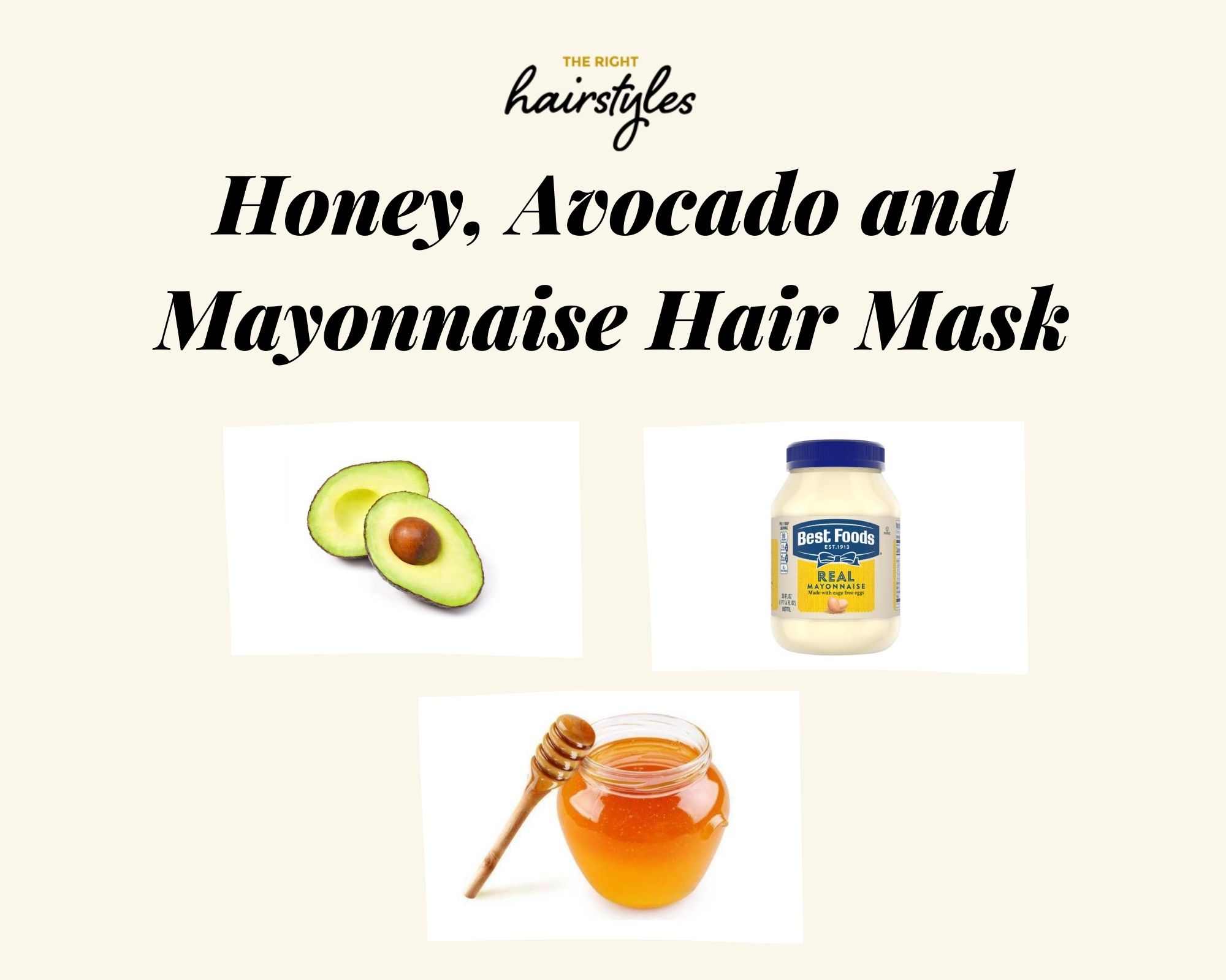 Honey Avocado and Mayonnaise Mask