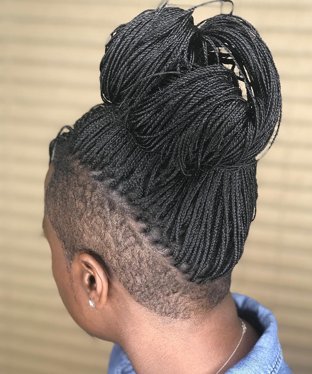 20 Trendy Ways to Wear Braids with Shaved Sides