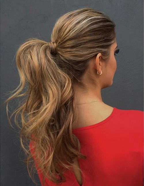 ponytail for long hair
