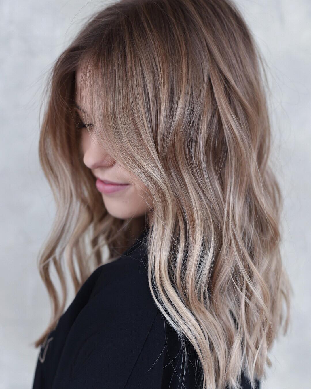 Light Brown Hair With Highlights  