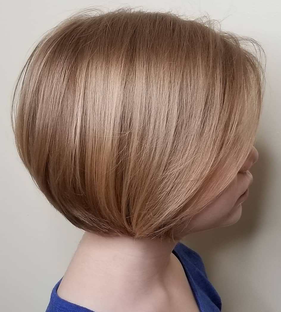 Short Bob Haircut For Young Girls