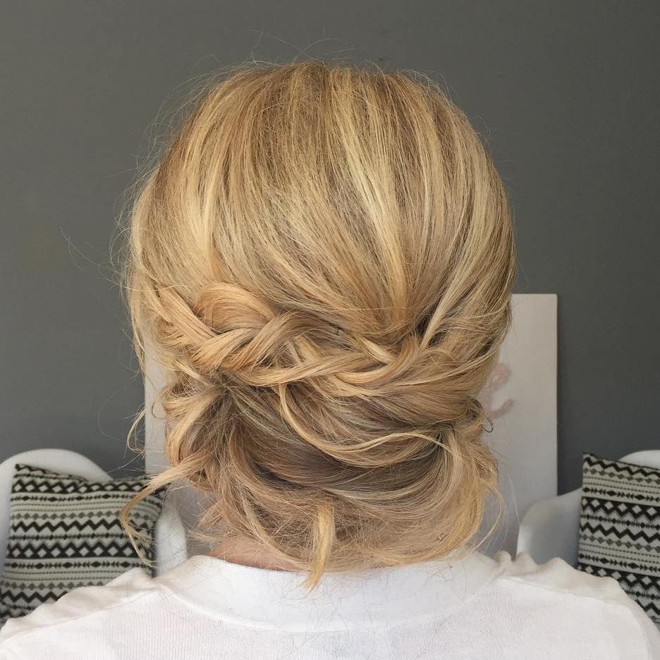 Low Messy Updo