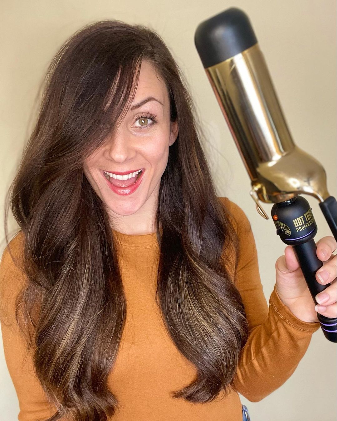 Creating Body Wave with 2 Inch Curling Iron