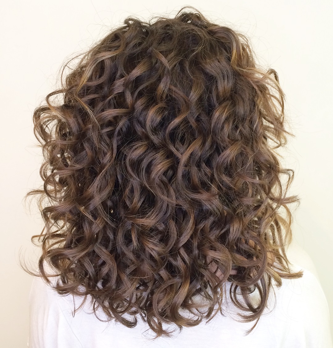 Shoulder-Length Curly Hairstyle