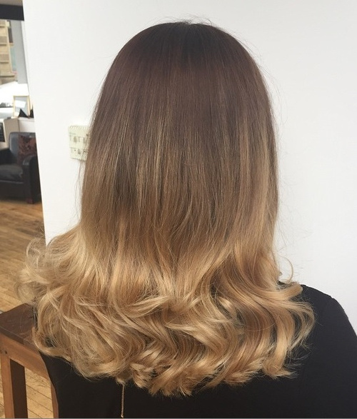 dark blonde ombre for brown hair