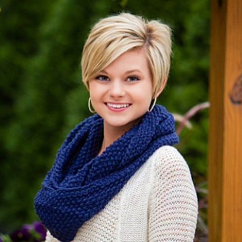 50 Super Cute Looks with Short Hairstyles for Round Faces