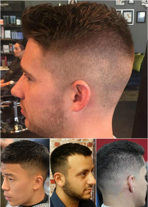short men's hairstyles with faded sides